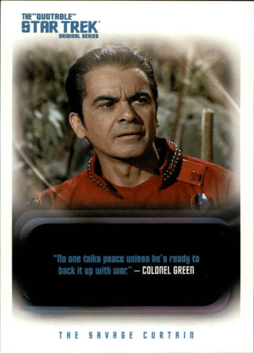 2004 Rittenhouse Quotable Star Trek Original Series #32 Colonel Green