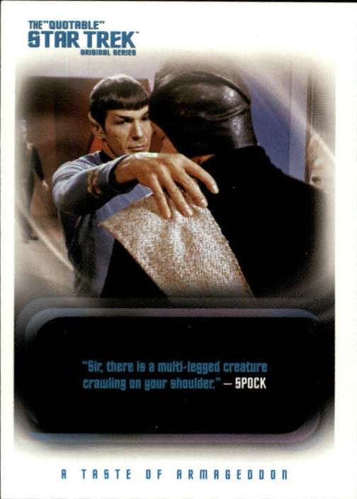2004 Rittenhouse Quotable Star Trek Original Series #50 Spock