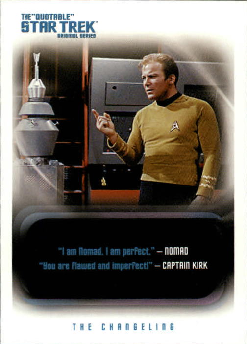 2004 Rittenhouse Quotable Star Trek Original Series #57 Nomad/Kirk