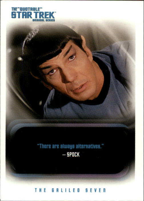 2004 Rittenhouse Quotable Star Trek Original Series #61 Spock