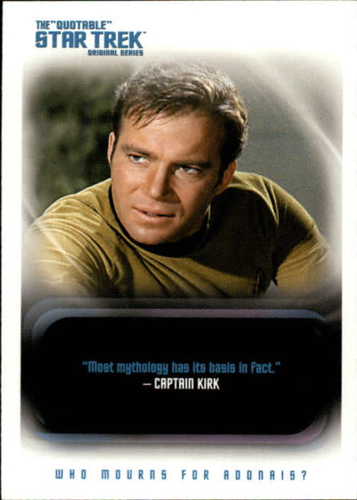 2004 Rittenhouse Quotable Star Trek Original Series #72 Captain Kirk