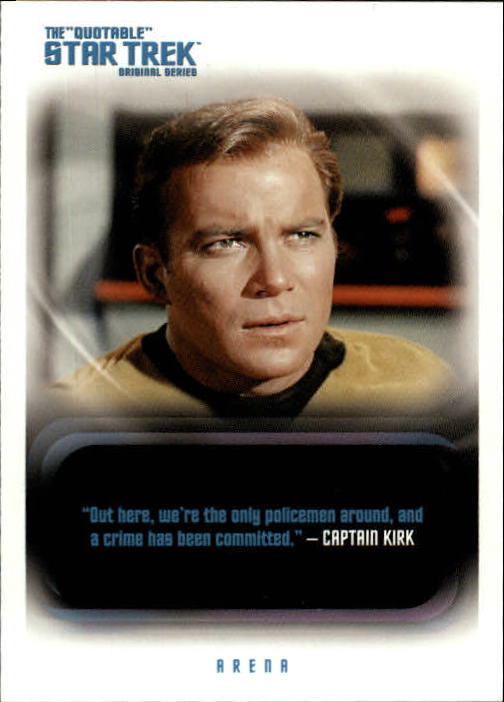 2004 Rittenhouse Quotable Star Trek Original Series #85 Captain Kirk