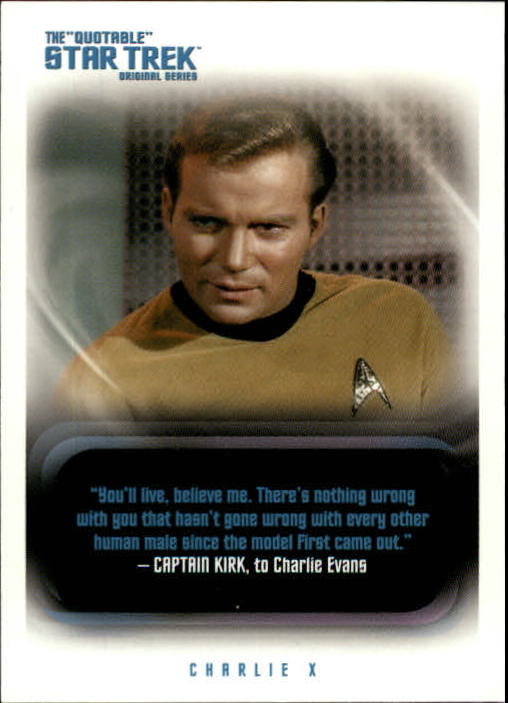 2004 Rittenhouse Quotable Star Trek Original Series #88 Captain Kirk
