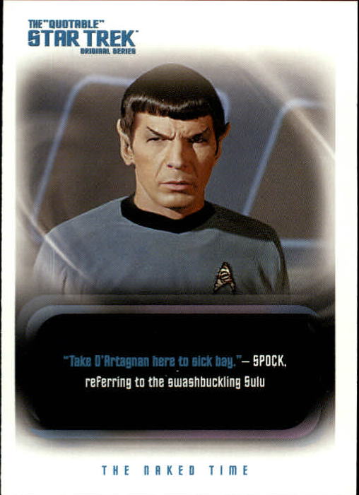 2004 Rittenhouse Quotable Star Trek Original Series #89 Spock