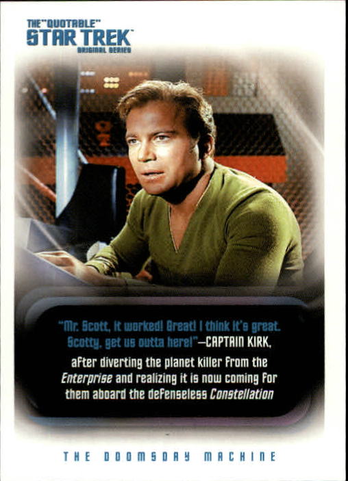 2004 Rittenhouse Quotable Star Trek Original Series #94 Captain Kirk