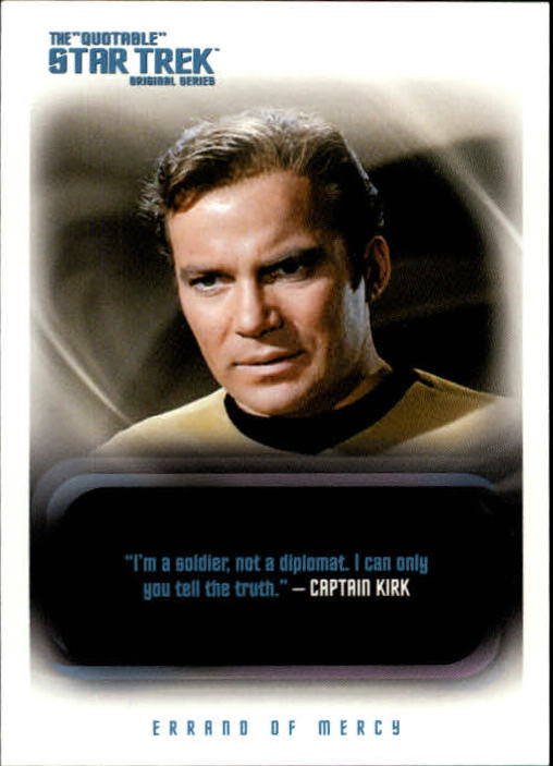 2004 Rittenhouse Quotable Star Trek Original Series #101 Captain Kirk