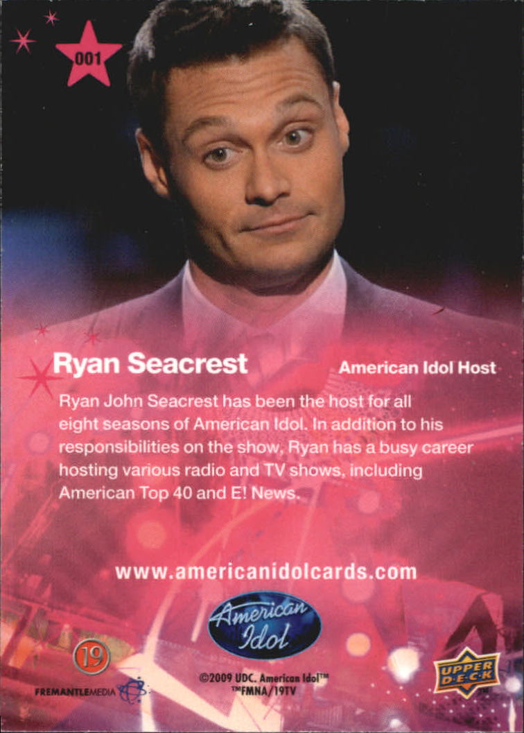 American Idol Season Eight (2009 Upper Deck) "Main Set" Cards - Picture 3 of 90