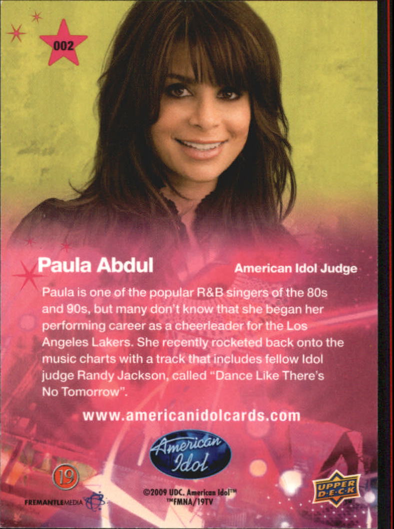 American Idol Season Eight (2009 Upper Deck) "Main Set" Cards - Picture 5 of 90