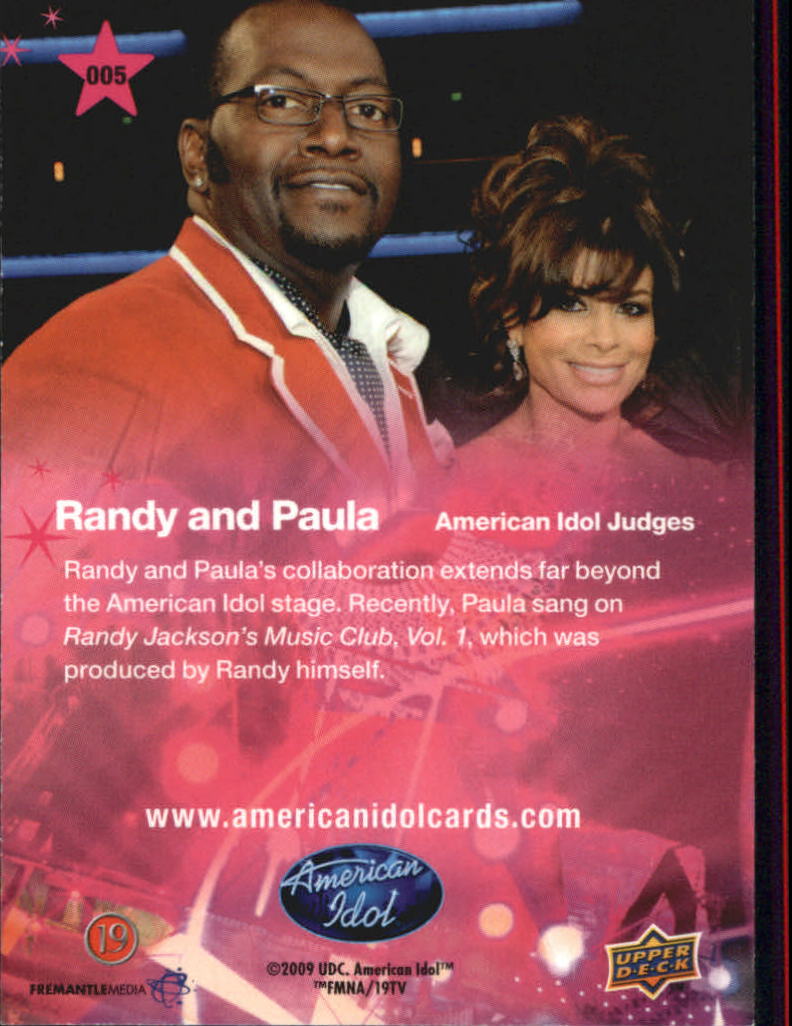 American Idol Season Eight (2009 Upper Deck) "Main Set" Cards - Picture 11 of 90