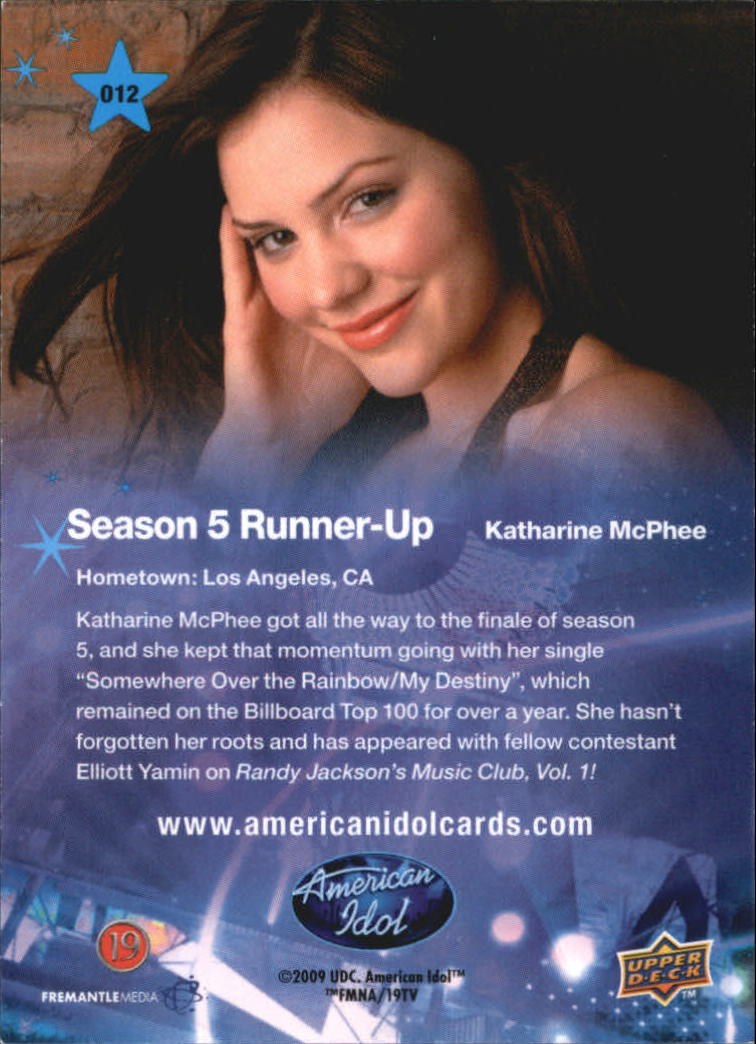 American Idol Season Eight (2009 Upper Deck) "Main Set" Cards - Picture 25 of 90