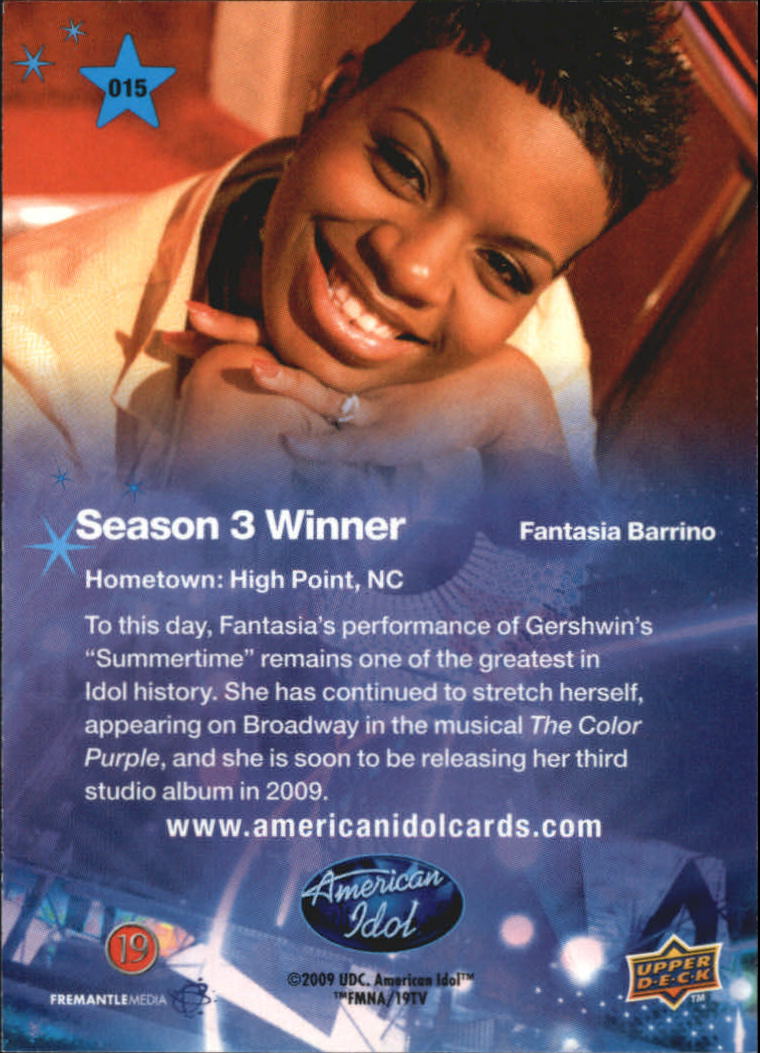 American Idol Season Eight (2009 Upper Deck) "Main Set" Cards - Picture 29 of 90