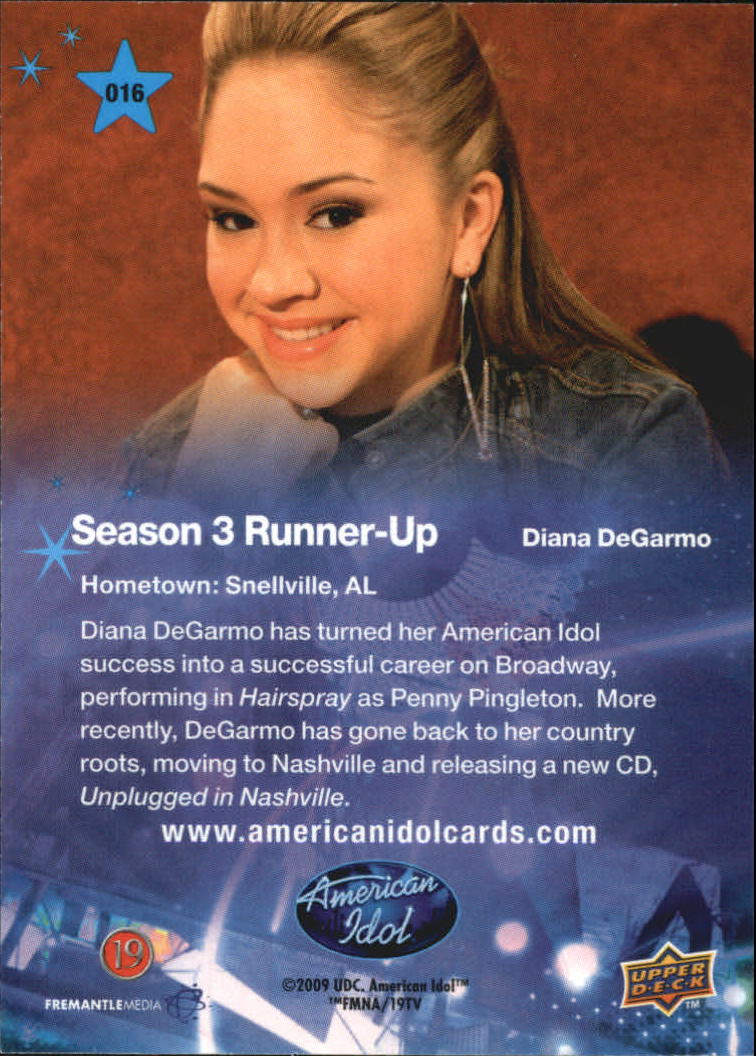 American Idol Season Eight (2009 Upper Deck) "Main Set" Cards - Picture 31 of 90
