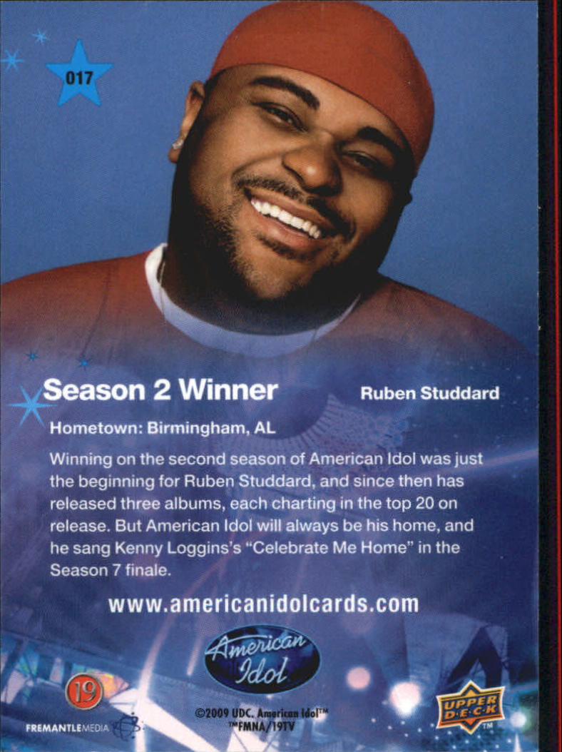 American Idol Season Eight (2009 Upper Deck) "Main Set" Cards - Picture 33 of 90