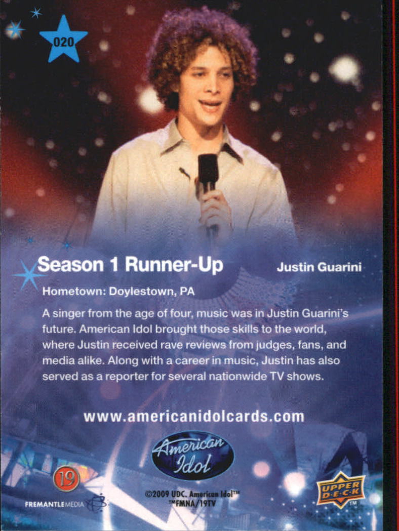 American Idol Season Eight (2009 Upper Deck) "Main Set" Cards - Picture 37 of 90