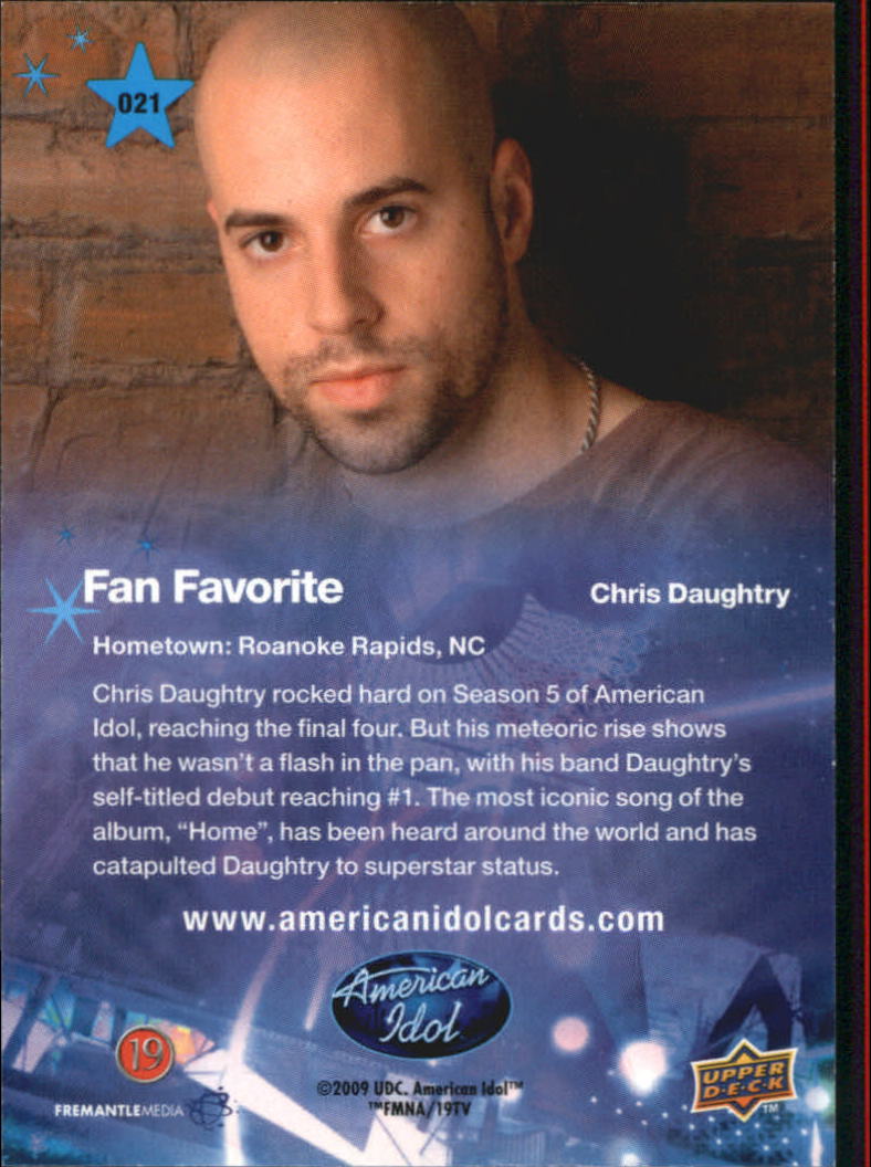American Idol Season Eight (2009 Upper Deck) "Main Set" Cards - Picture 39 of 90
