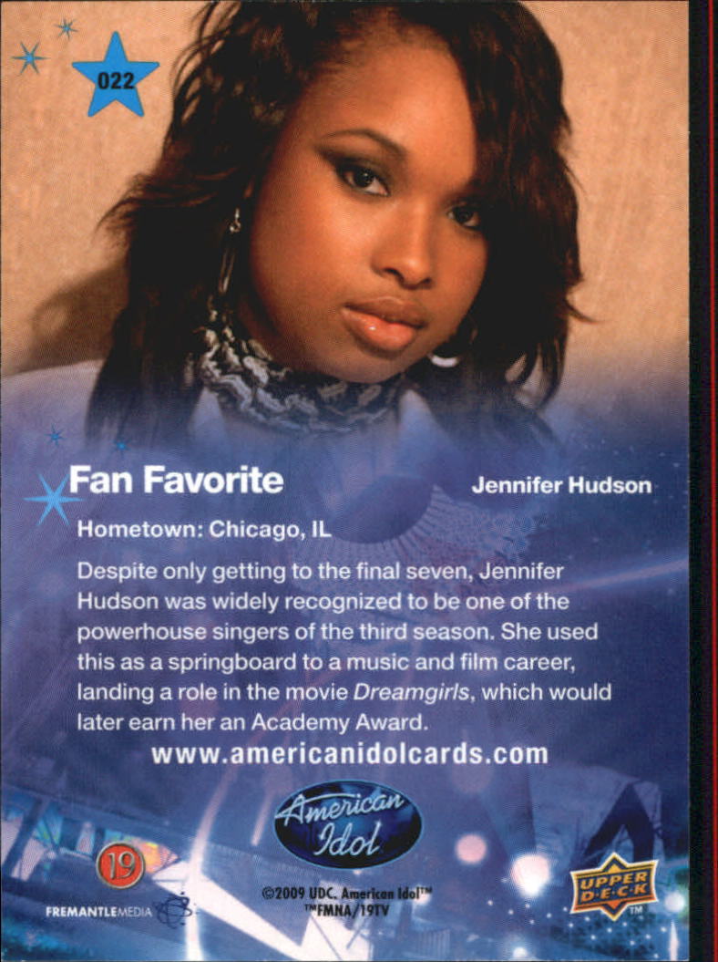 American Idol Season Eight (2009 Upper Deck) "Main Set" Cards - Picture 41 of 90