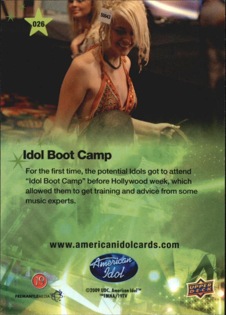 American Idol Season Eight (2009 Upper Deck) "Main Set" Cards - Picture 49 of 90