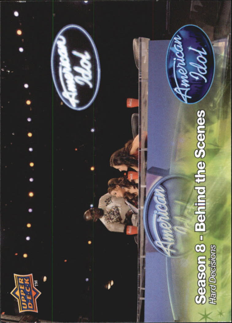 American Idol Season Eight (2009 Upper Deck) "Main Set" Cards - Picture 54 of 90
