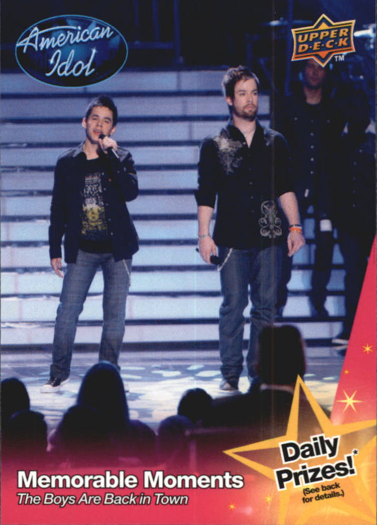 American Idol Season Eight (2009 Upper Deck) "Main Set" Cards - Picture 66 of 90