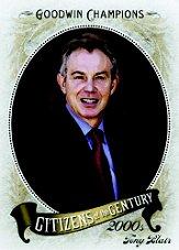 2009 Upper Deck Goodwin Champions Citizens of the Century #CC3 Tony Blair