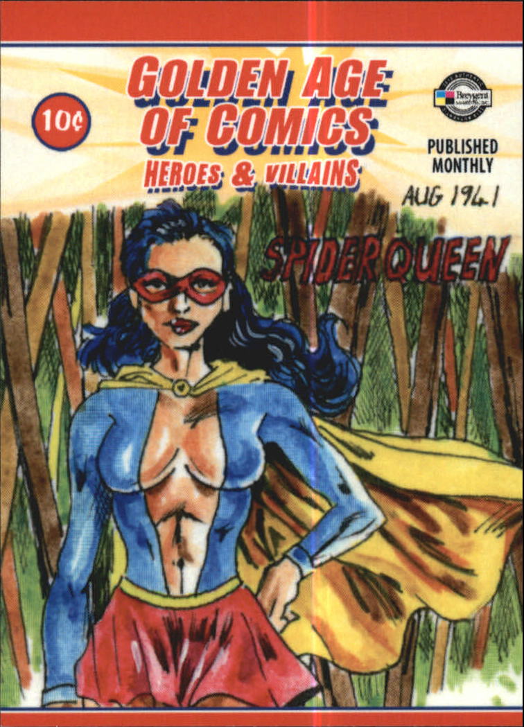 2010 Breygent Golden Age of Comics Heroes and Villians #8 Spider Queen/Darren Chandler