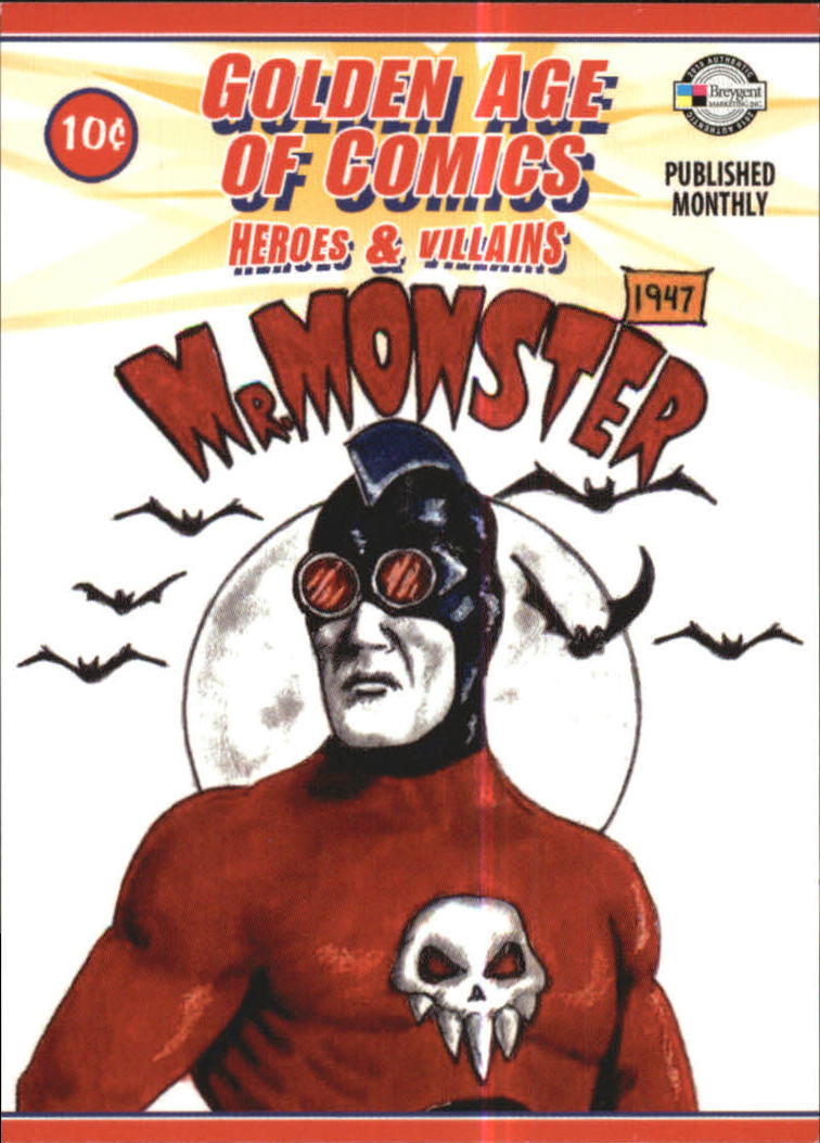 2010 Golden Age of Comics Heroes and Villians Promos YOU PICK - Picture 12 of 15