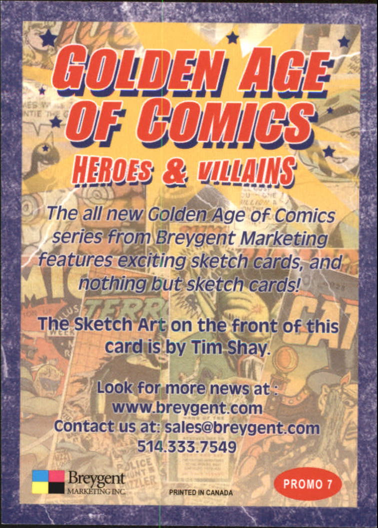 2010 Golden Age of Comics Heroes and Villians Promos YOU PICK - Picture 15 of 15