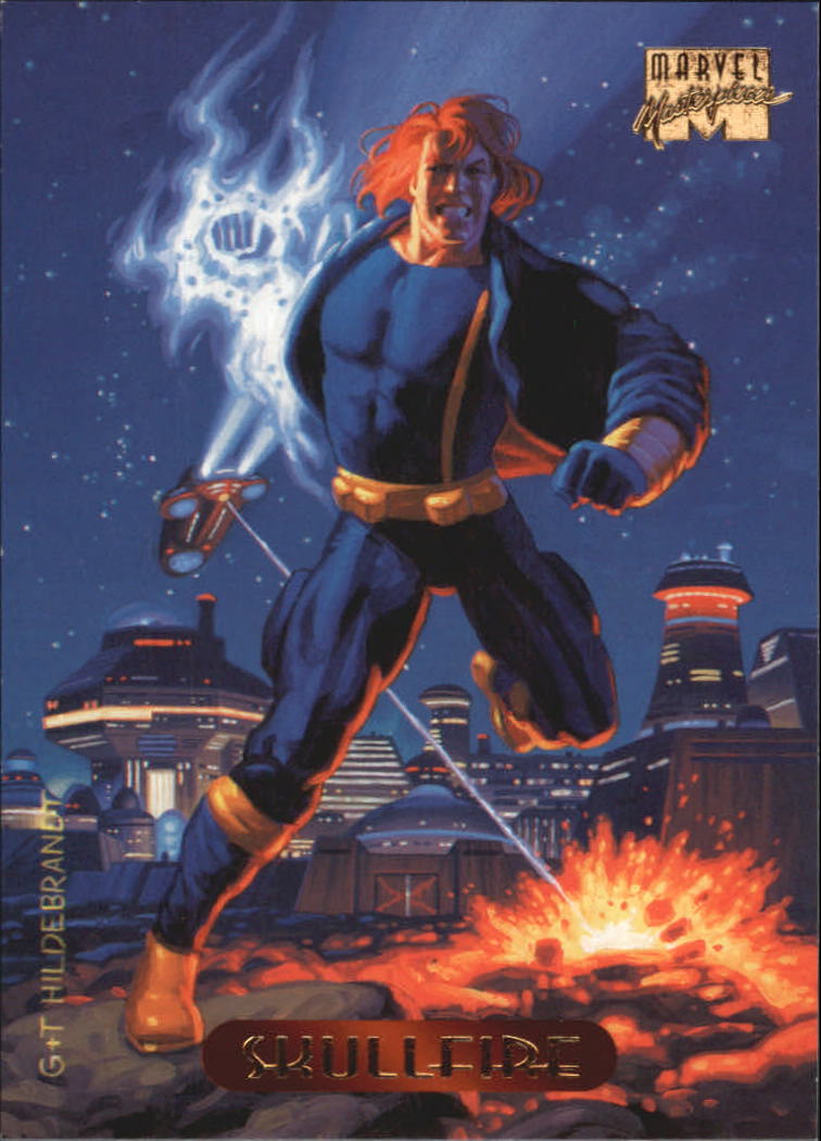 1994 Fleer Marvel Masterpieces #113 Skullfire