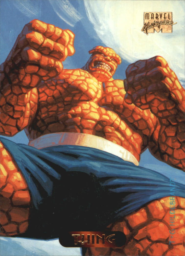 1994 Fleer Marvel Masterpieces #123 Thing