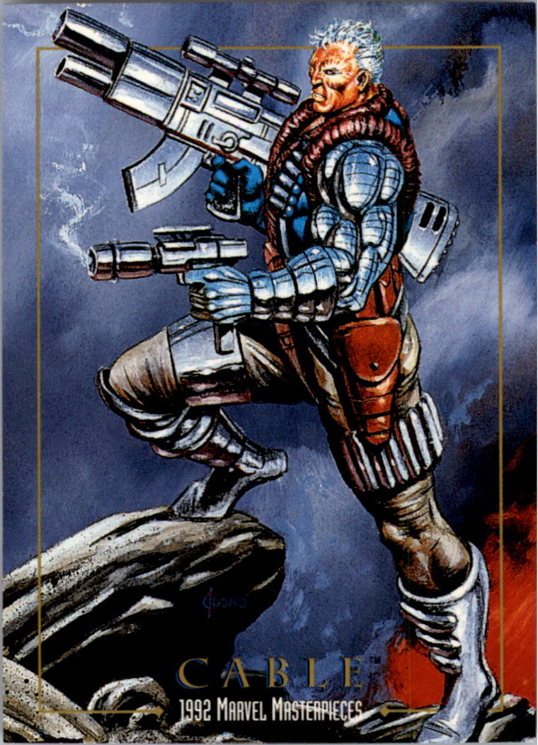 1992 SkyBox Marvel Masterpieces #18 Cable