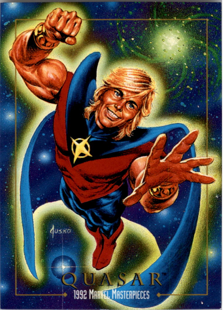 1992 SkyBox Marvel Masterpieces #72 Quasar