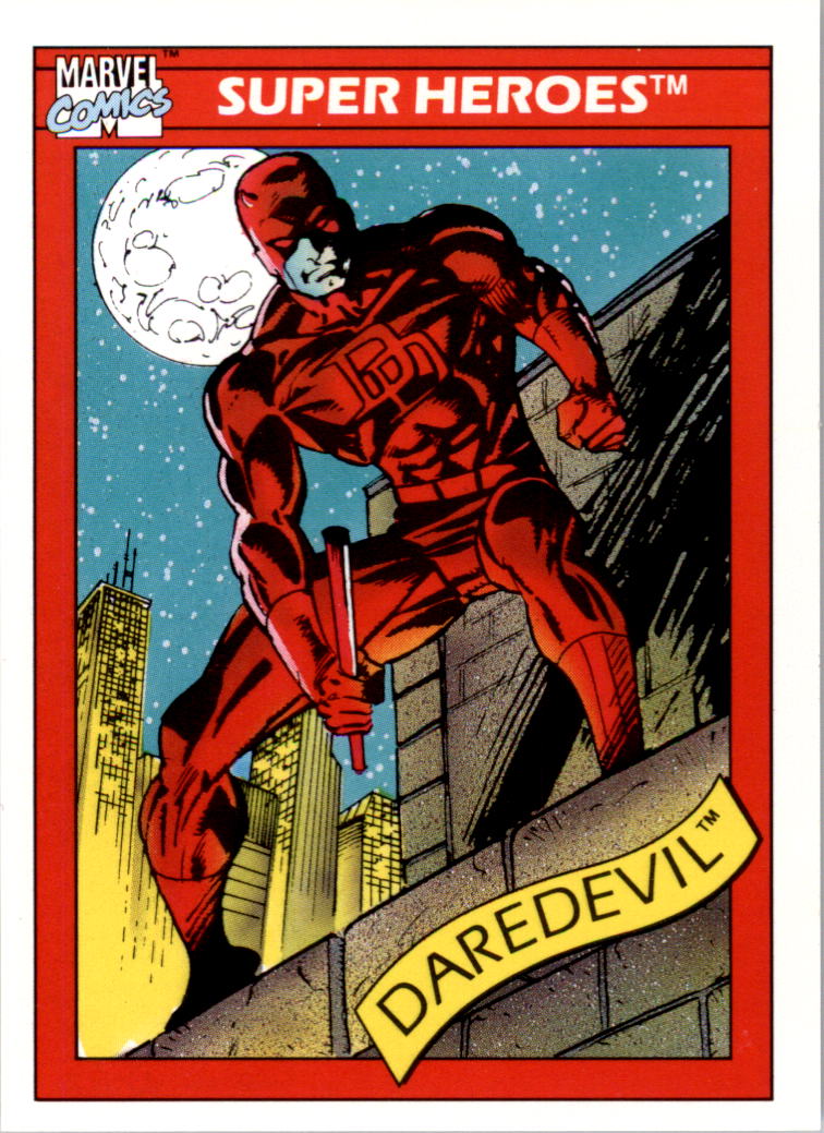 1990 Impel Marvel Universe I #4 Daredevil