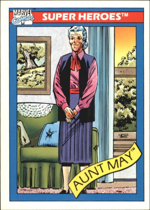1990 Impel Marvel Universe I #28 Aunt May