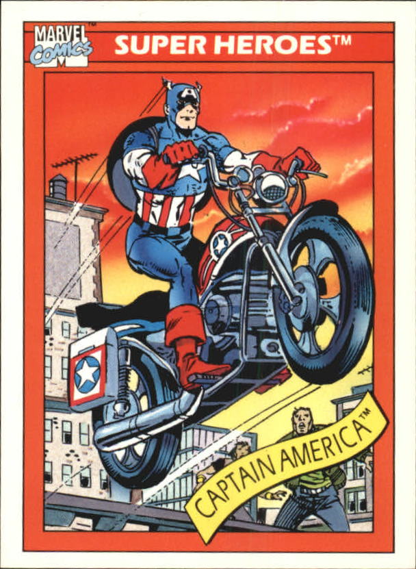 1990 Impel Marvel Universe I #31 Captain America