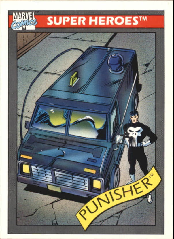 1990 Impel Marvel Universe I #44 Punisher