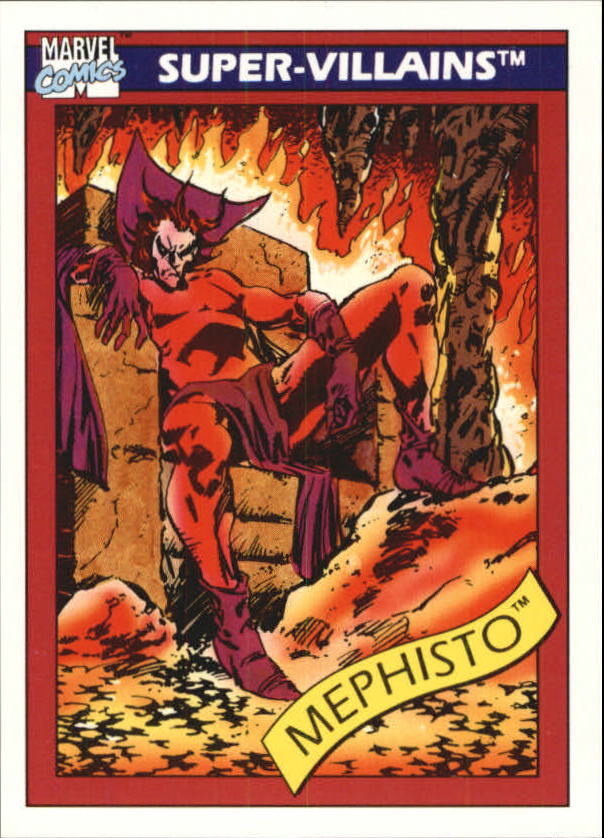 1990 Impel Marvel Universe I #78 Mephisto
