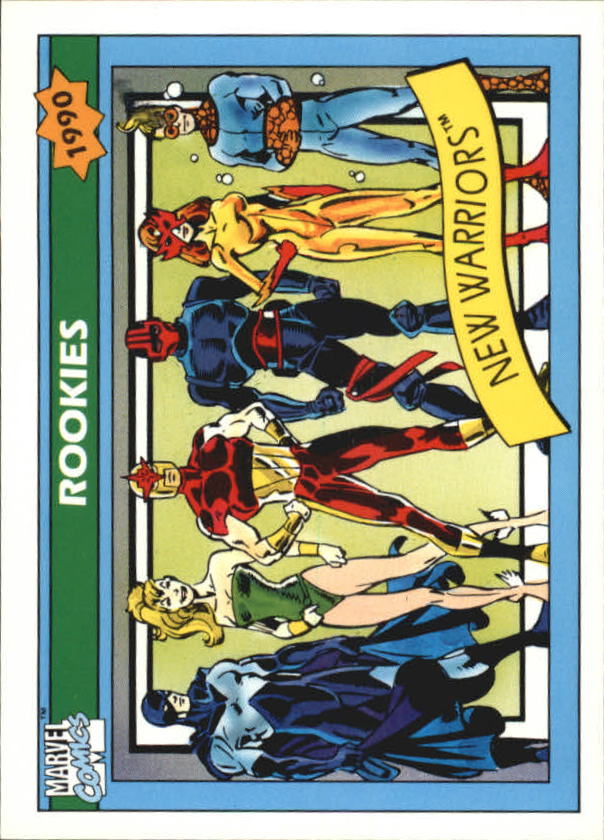 1990 Impel Marvel Universe I #85 New Warriors