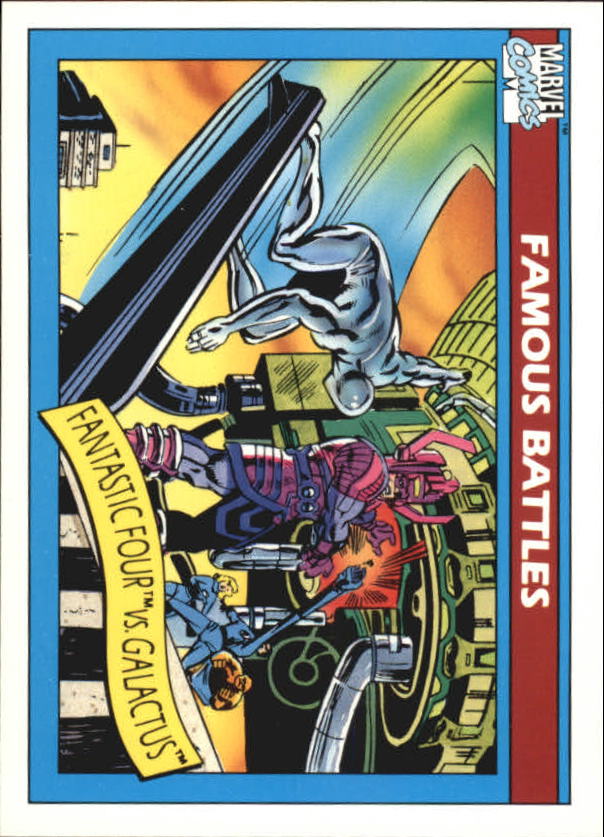 1990 Impel Marvel Universe I #89 Fantastic Four vs. Galctus
