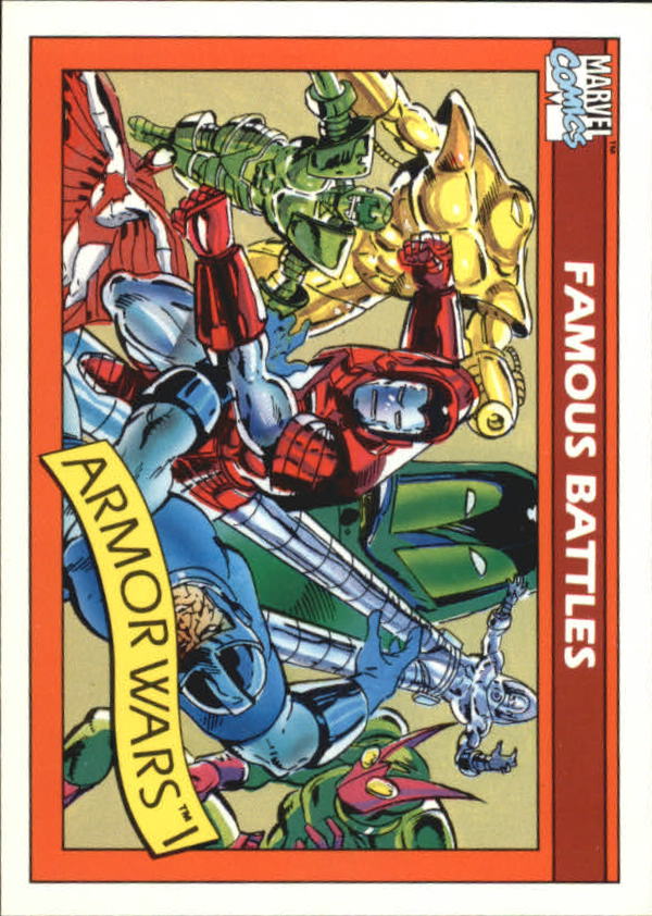 1990 Impel Marvel Universe I #108 Armor Wars I