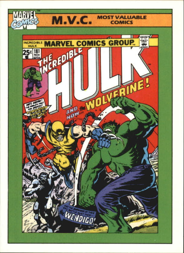 1990 Impel Marvel Universe I #134 Incredible Hulk #181