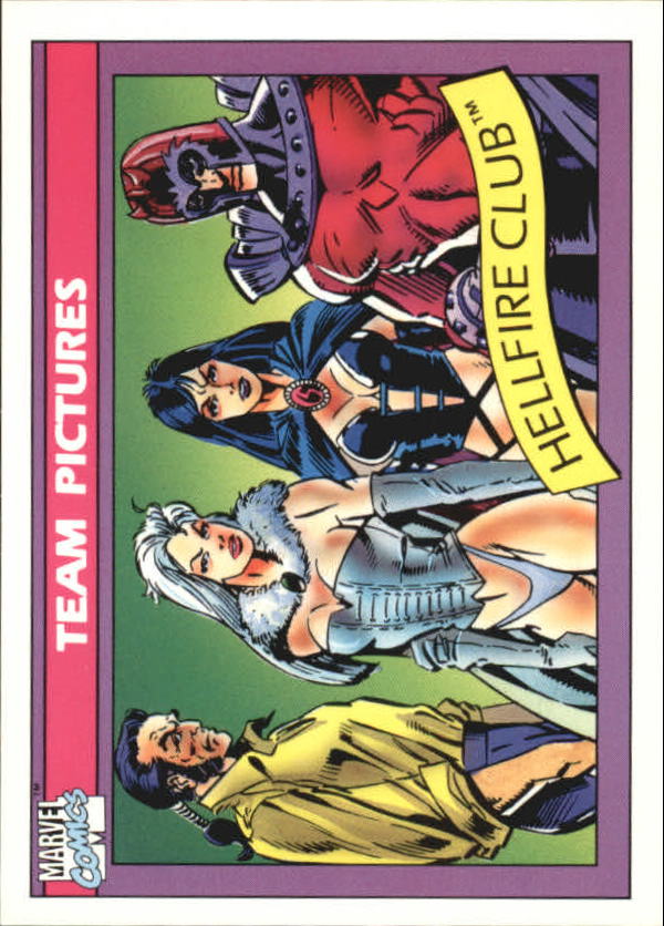 1990 Impel Marvel Universe I #147 Hellfire Club