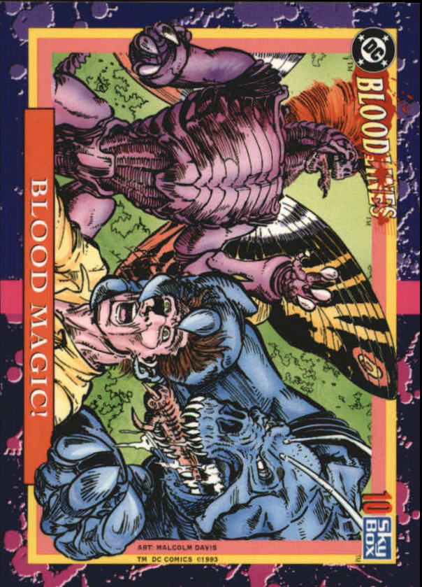 DC Bloodlines (1993 Skybox) "Main Set" Base Cards - Picture 20 of 163