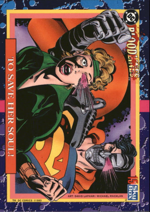 DC Bloodlines (1993 Skybox) "Main Set" Base Cards - Picture 30 of 163