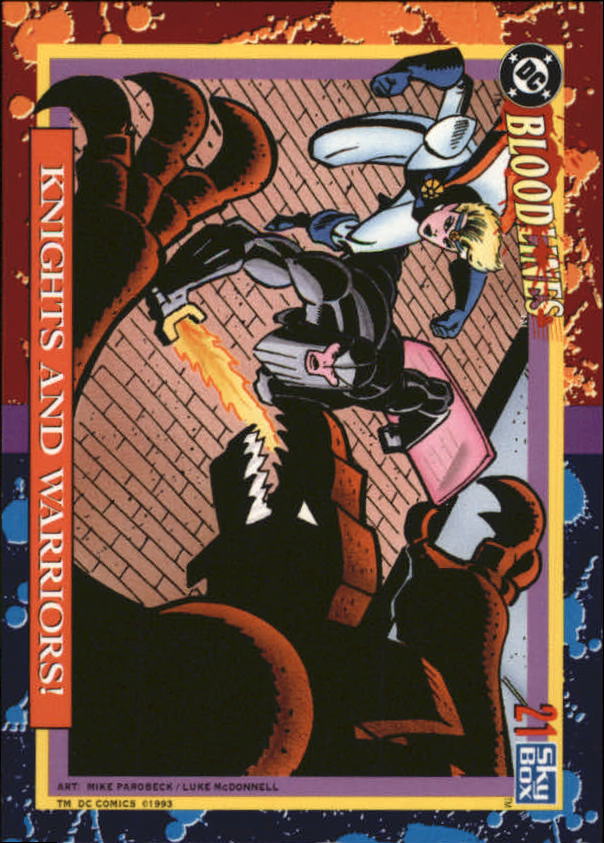 DC Bloodlines (1993 Skybox) "Main Set" Base Cards - Picture 42 of 163
