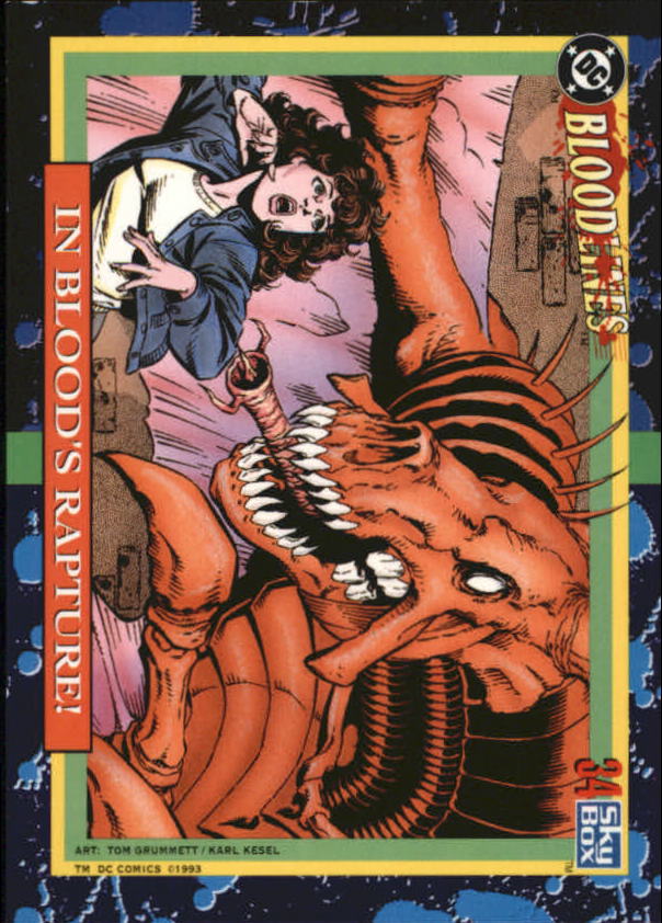 DC Bloodlines (1993 Skybox) "Main Set" Base Cards - Picture 68 of 163