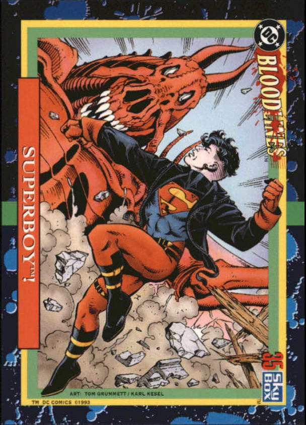DC Bloodlines (1993 Skybox) "Main Set" Base Cards - Picture 70 of 163