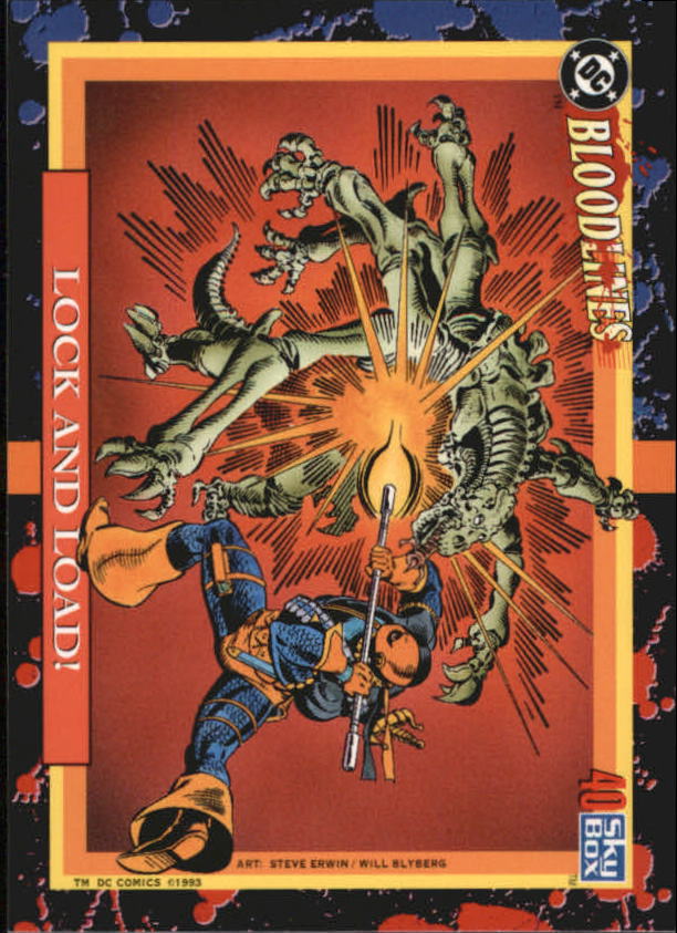 DC Bloodlines (1993 Skybox) "Main Set" Base Cards - Picture 80 of 163
