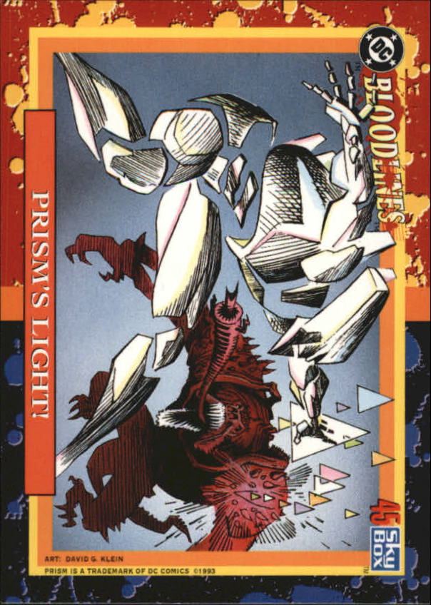 DC Bloodlines (1993 Skybox) "Main Set" Base Cards - Picture 90 of 163