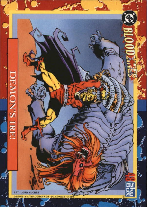 DC Bloodlines (1993 Skybox) "Main Set" Base Cards - Picture 96 of 163