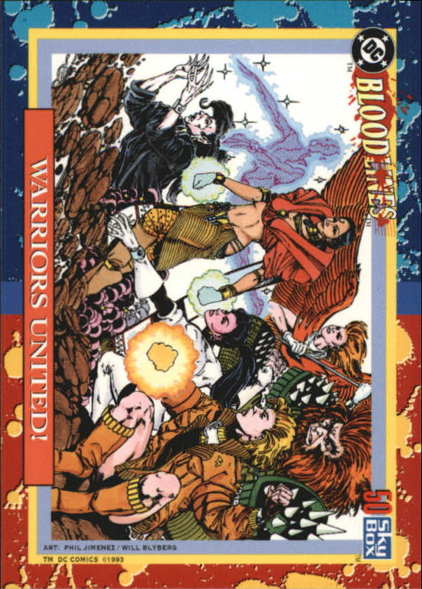DC Bloodlines (1993 Skybox) "Main Set" Base Cards - Picture 100 of 163